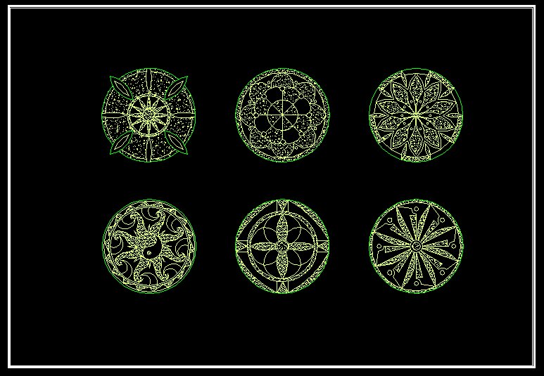 ★鋪面拼花設計Autocad模板 鋪面拼花圖塊 歐式古典鋪面拼花 鋪面拼花圖 鋪面拼花元素